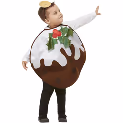 Smiffys Childrens/Kids Christmas Pudding Glitter Costume Set