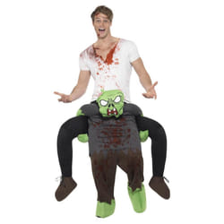 Smiffys Unisex Adult Zombie Piggy Back Costume