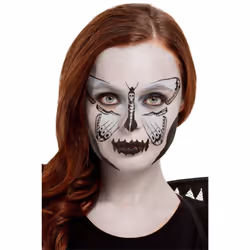 Smiffys Make-Up FX Botanicals Moth Face Paint Set