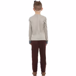 Smiffys Boys Dark Spirit Warrior Costume Set - 10-12 Years, Grey