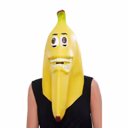 Smiffys Unisex Adult Banana Latex Mask