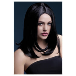 Smiffys Unisex Adult Fever Sophia Wig - One Size, Black