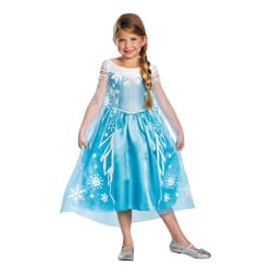 Frozen Girls Deluxe Elsa Costume Dress - 5-6 Years, Blue