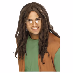 Smiffys Mens Dreadlock Wig - One Size, Brown