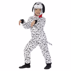 Smiffys Childrens/Kids Dalmatian Bodysuit - 4-6 Years, White