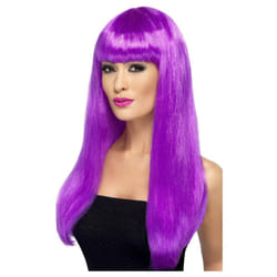 Smiffys Womens/Ladies Babelicious Wig - One Size, Purple