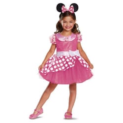 Disney Girls Minnie Mouse Costume - 2 Years, Pink/White