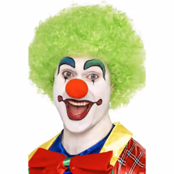 Smiffys Unisex Adult Crazy Clown Wig - One Size, Green