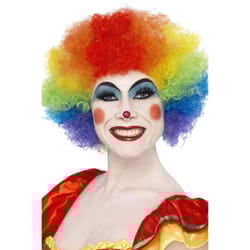 Smiffys Unisex Adult Crazy Clown Wig - One Size, Rainbow
