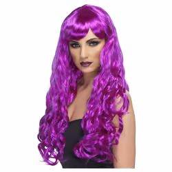 Smiffys Womens/Ladies Desire Wig - One Size, Purple