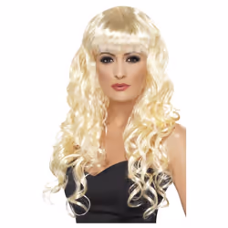 Smiffys Womens/Ladies Siren Wig - One Size, Blonde