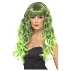 Smiffys Womens/Ladies Siren Wig - One Size, Green