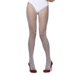 Fever Womens/Ladies Fishnet Tights - One Size, White