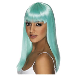 Smiffys Womens/Ladies Glamourama Wig - One Size, Neon Aqua