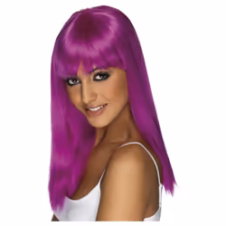 Smiffys Womens/Ladies Glamourama Wig - One Size, Neon Purple