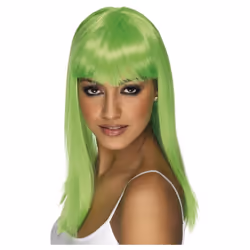 Smiffys Womens/Ladies Glamourama Wig - One Size, Neon Green