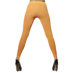 Smiffys Womens/Ladies 80s Party Opaque Footless Tights - One Size, Neon Orange