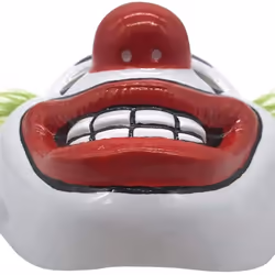 Smiffys Unisex Adult Clown PVC Elastic Strap Mask