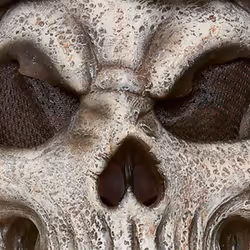 Smiffys Unisex Adult Hooded Skeleton Latex Mask