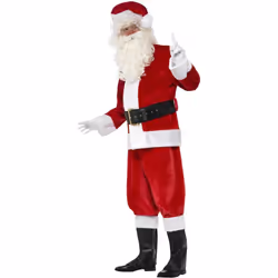 Smiffys Mens Deluxe Santa Claus Christmas Costume Set