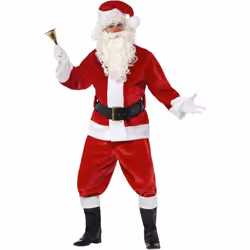 Smiffys Mens Deluxe Santa Claus Christmas Costume Set
