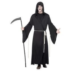 Smiffys Unisex Adult Grim Reaper Costume Set - M, Black