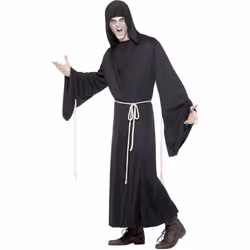 Smiffys Unisex Adult Grim Reaper Costume Set - M, Black