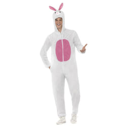 Smiffys Unisex Adult Costume - M, White/Pink