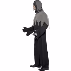 Smiffys Unisex Adult Grim Reaper Costume Set - M, Black/Grey