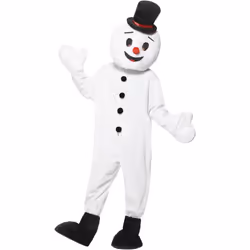 Smiffys Unisex Adult Snowman Mascot Costume