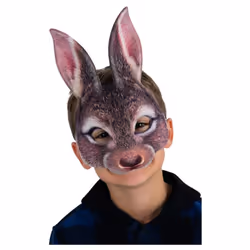 Smiffys Childrens/Kids Rabbit Mask - One Size, Brown