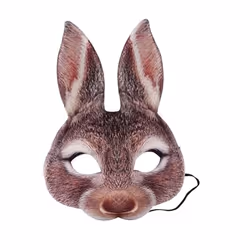 Smiffys Childrens/Kids Rabbit Mask - One Size, Brown