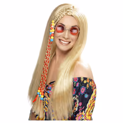 Smiffys Womens/Ladies Hippy Party Wig