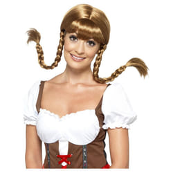 Smiffys Womens/Ladies Bavarian Babe Plaited Wig