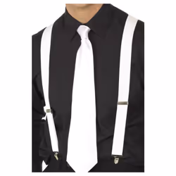 Smiffys Unisex Adult Elasticated Braces