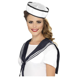 Smiffys Sailor Hat And Scarf Set
