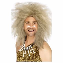 Smiffys Mens Crazy Caveman Wig