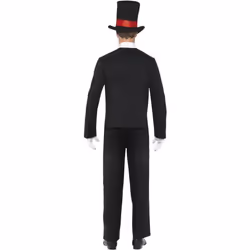 Smiffys Mens Day Of The Dead Costume Set - L, Black/White/Red