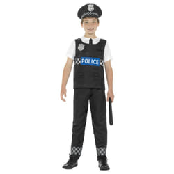 Smiffys Childrens/Kids Cop Costume Set - 4-6 Years, White
