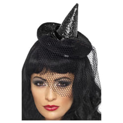 Smiffys Womens/Ladies Mini Witch Costume Hat