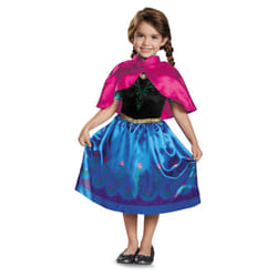 Frozen Girls Travelling Classic Anna Costume - 3-4 Years, Black/Pink/Purple