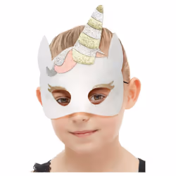 Smiffys Childrens/Kids Unicorn Felt Eye Mask