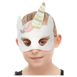 Smiffys Childrens/Kids Unicorn Felt Eye Mask
