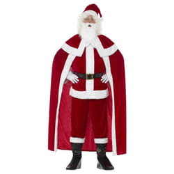 Smiffys Mens Deluxe Santa Claus Costume Set - XL, Red