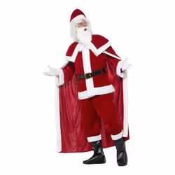 Smiffys Mens Deluxe Santa Claus Costume Set - XL, Red
