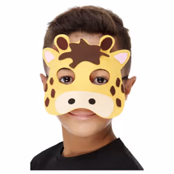 Smiffys Childrens/Kids Giraffe Felt Eye Mask