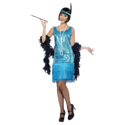 Smiffys Womens/Ladies Flirty Flapper Costume Set