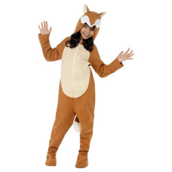 Smiffys Childrens/Kids Fox Bodysuit - 4-6 Years, Orange