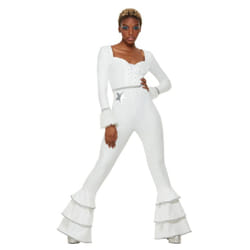 Smiffys Womens/Ladies 70s Deluxe Glam Bodysuit
