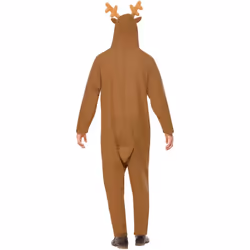 Smiffys Unisex Adult Reindeer Christmas Costume - S, Brown